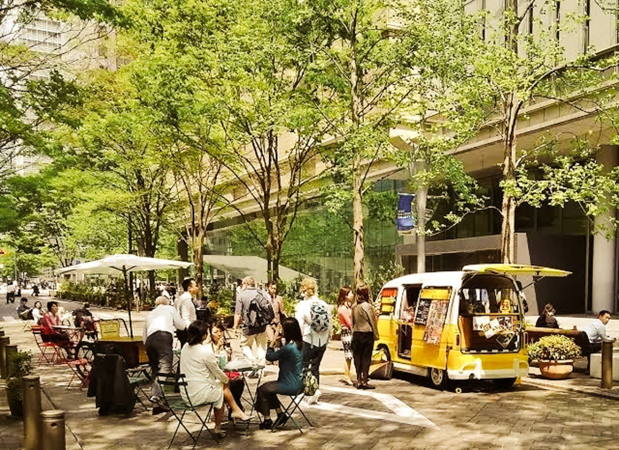 Polished Marunouchi business district