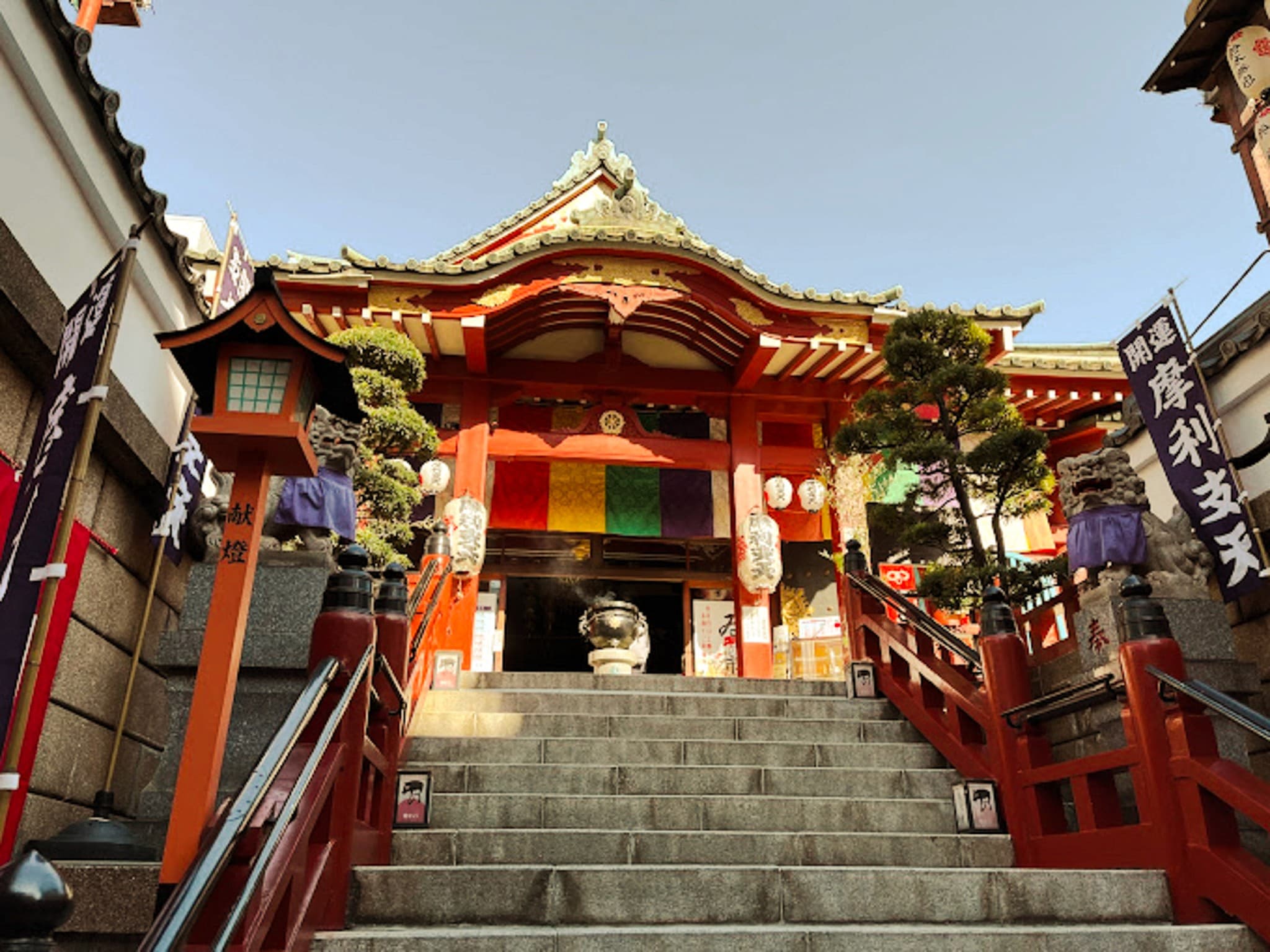Steps Leading to Marishiten Tokudaiji