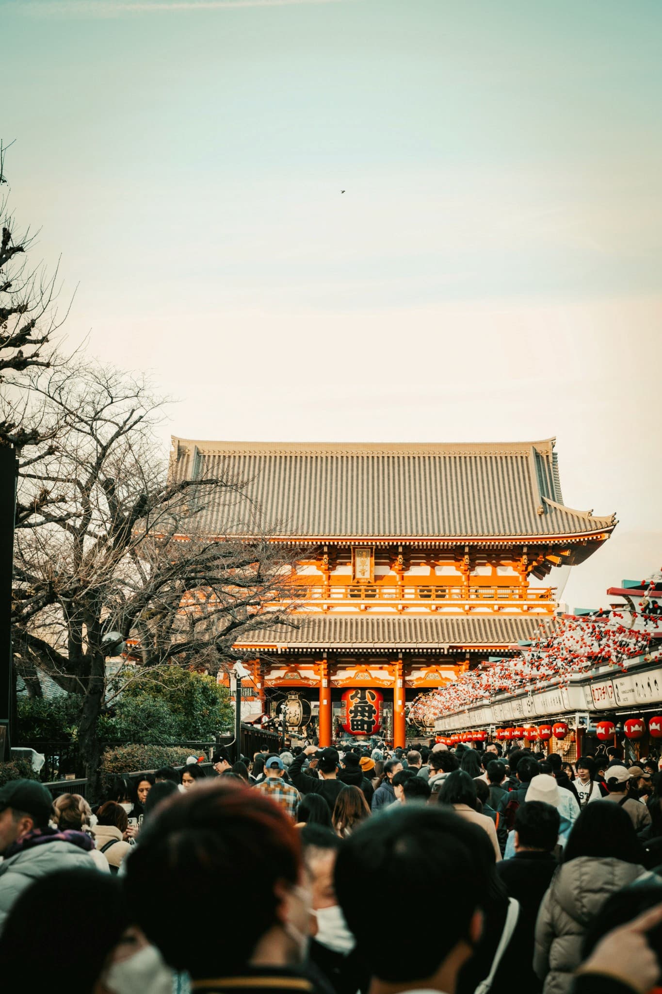 Bustling Energy Along Nakamise Street in Asakusa